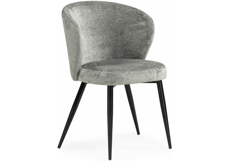 Стул на металлокаркасе Gref gray / black (48x55x81). 