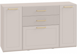 Комод Таринис кашемир / моно керамика / белый шагрень (135x41x78,3)